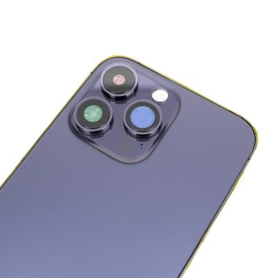Rear Housing for iPhone 14 Pro Max (NO LOGO)-Deep Purple Rear Housing for iPhone 14 Pro Max (NO LOGO)-Deep Purple